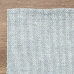 Wollteppich - Reno Blau
