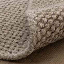 Wollteppich Rund - Bliss Beige Braun