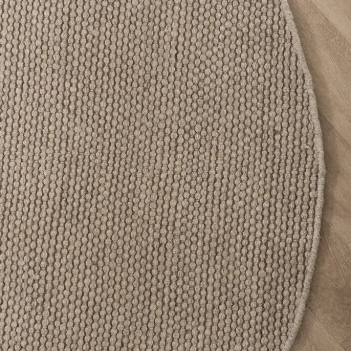 Wollteppich Rund - Bliss Beige Braun