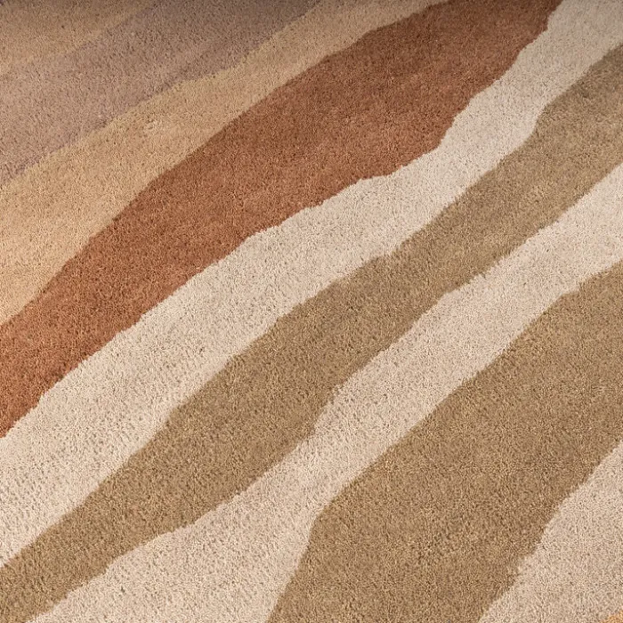 Wollteppich Rund - Liora Beige
