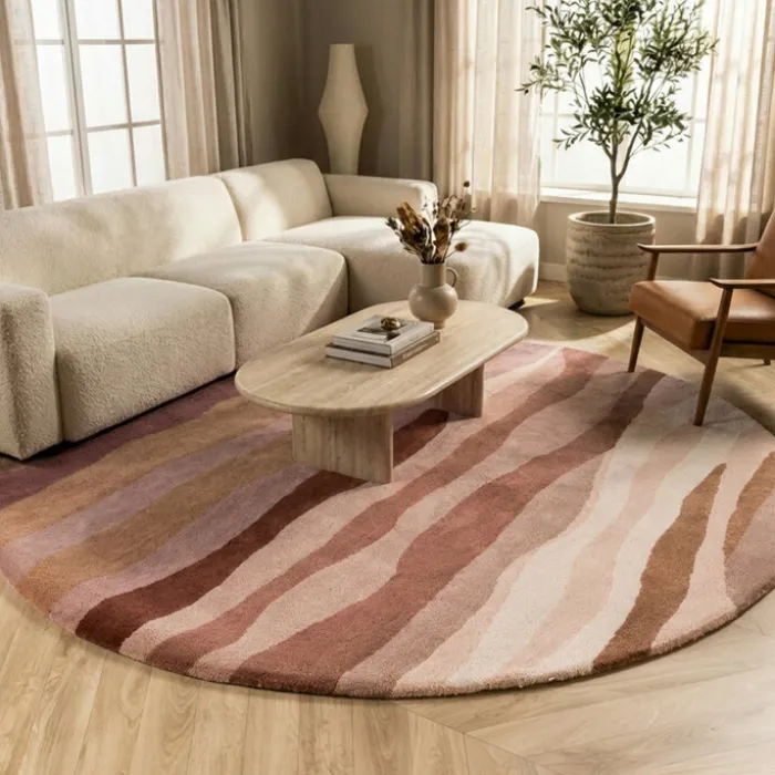 Wollteppich Rund - Liora Rosa