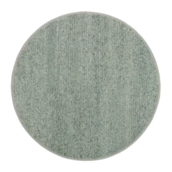 Wollteppich Rund - Twist Grün