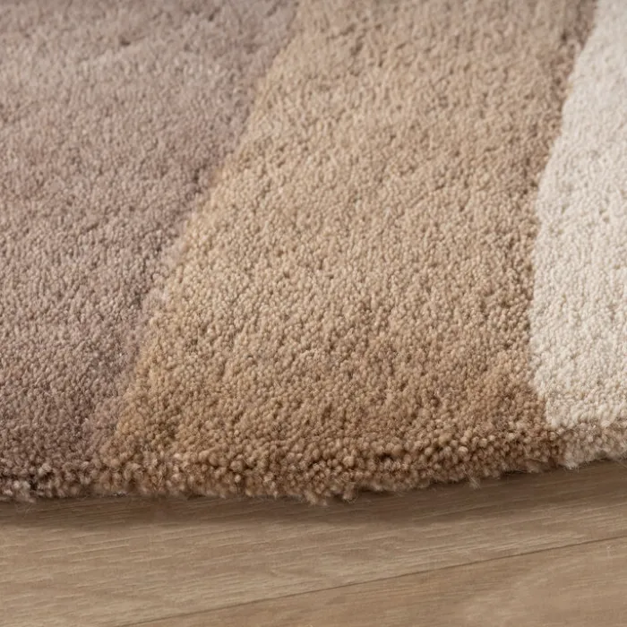 Wollteppich Rund - Vienna Beige