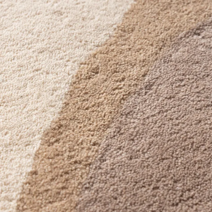 Wollteppich Rund - Vienna Beige