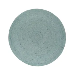 Wollteppich Rund - Wise Blau 364