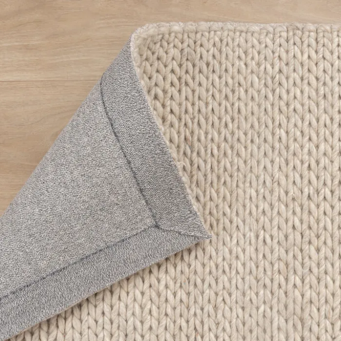 Wollteppich - Twist Beige