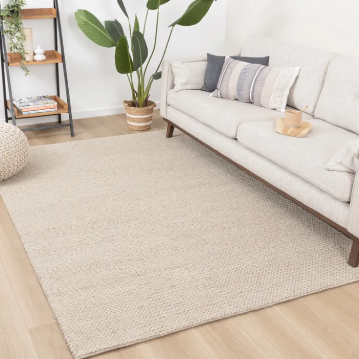 Wollteppich - Twist Beige