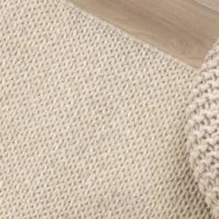 Wollteppich - Twist Beige