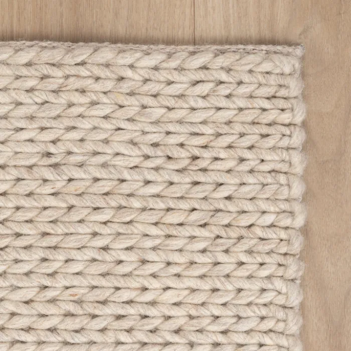 Wollteppich - Twist Beige