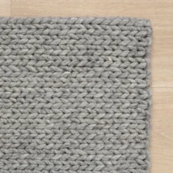 Wollteppich - Twist Grau
