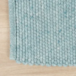 Wollteppich - Wise Blau 364
