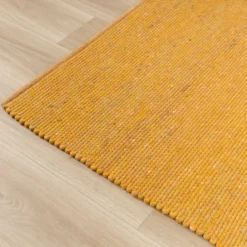 Wollteppich - Wise Gelb Orange 378