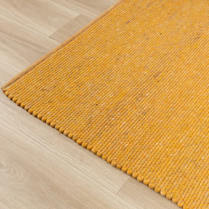 Wollteppich - Wise Gelb Orange 378