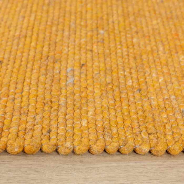 Wollteppich - Wise Gelb Orange 378