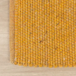Wollteppich - Wise Gelb Orange 378