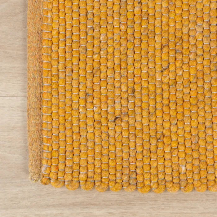 Wollteppich - Wise Gelb Orange 378
